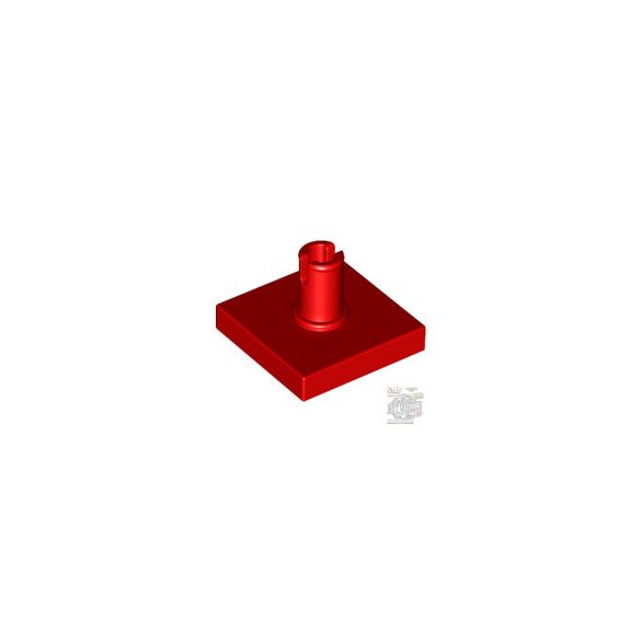 Lego PLATE 2X2 W. VERTICAL SNAP, Bright red