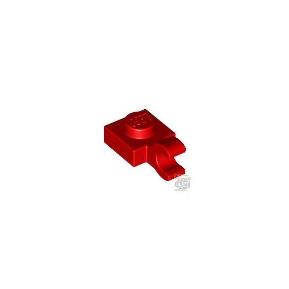 Lego PLATE 1X1 W/HOLDER, Bright red