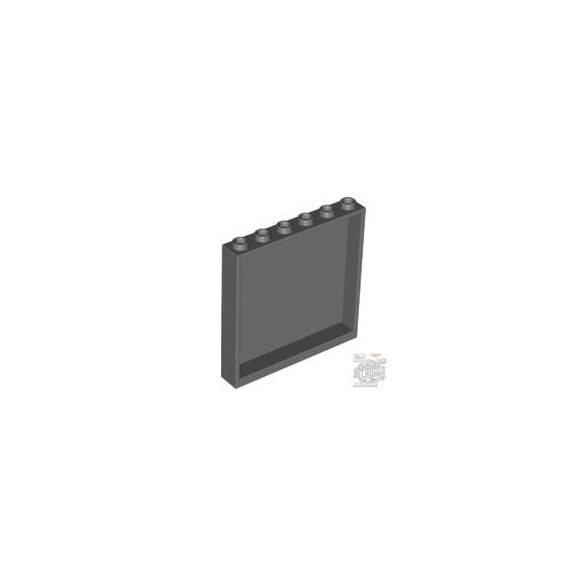 Lego Wall Element 1X6X5, Dark grey