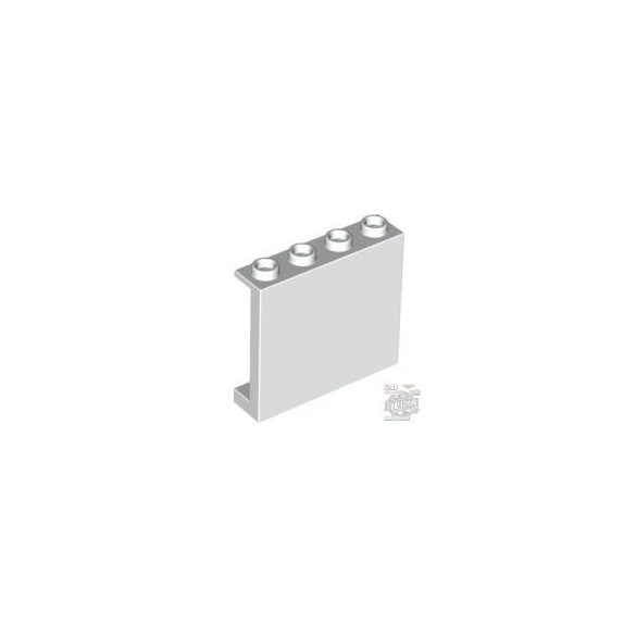 Lego Wall Element 1X4X3, Abs, White