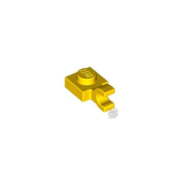 Lego PLATE 1X1 W/HOLDER, Bright yellow