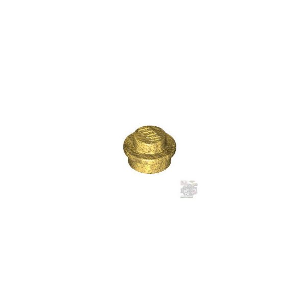 Lego PLATE 1X1 ROUND, Gold