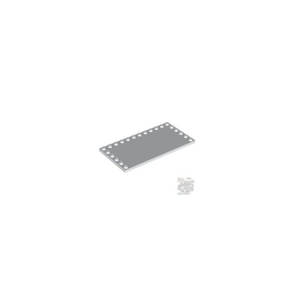 Lego Plate 6X12 W. 22 Knobs, White