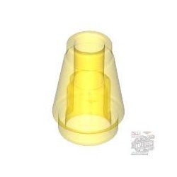 Lego Nose Cone Small 1X1, Transparent yellow