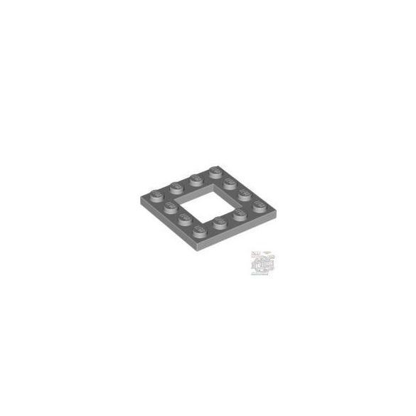 Lego Frame Plate 4X4, Light grey