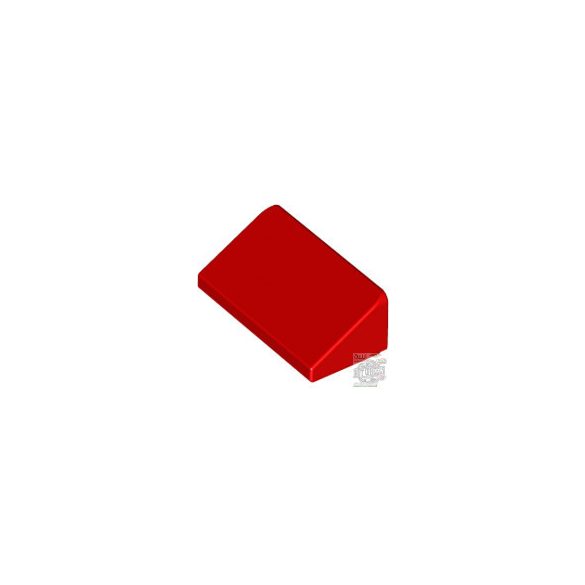 Lego ROOF TILE 1 X 2 X 2/3, ABS, Bright red