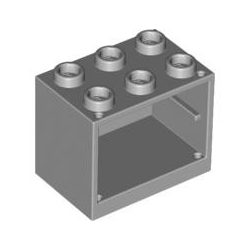 Lego Box / Cupboard 2X3X2, Light grey