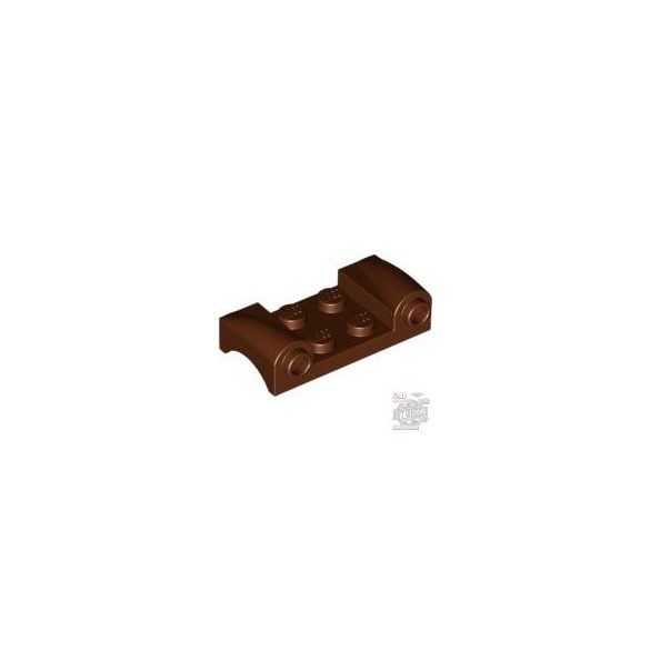 Lego WHEEL ARCH 2X4 W HORI.NOBS, Reddish brown