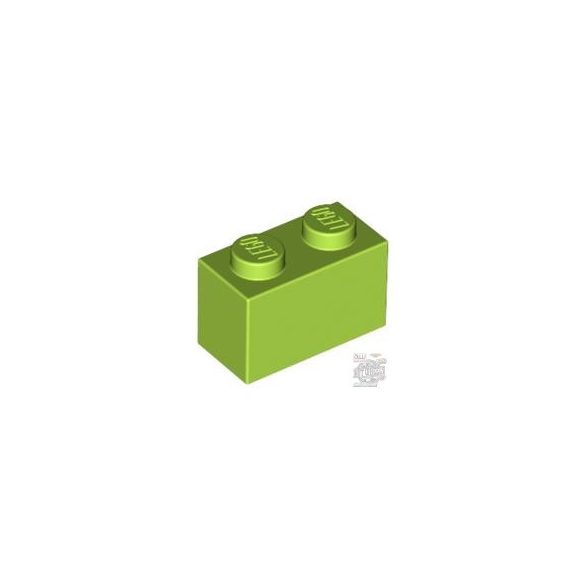 Lego BRICK 1X2, Bright yellowish green
