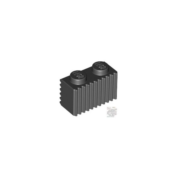 Lego Profile Brick 1X2, Black