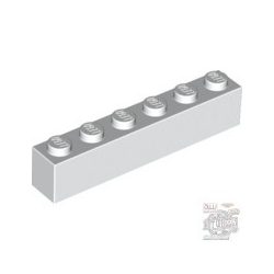 Lego Brick 1X6, White