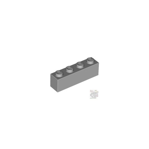 Lego Brick 1X4, Light grey