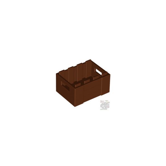 Lego Box 3X4, Reddish brown