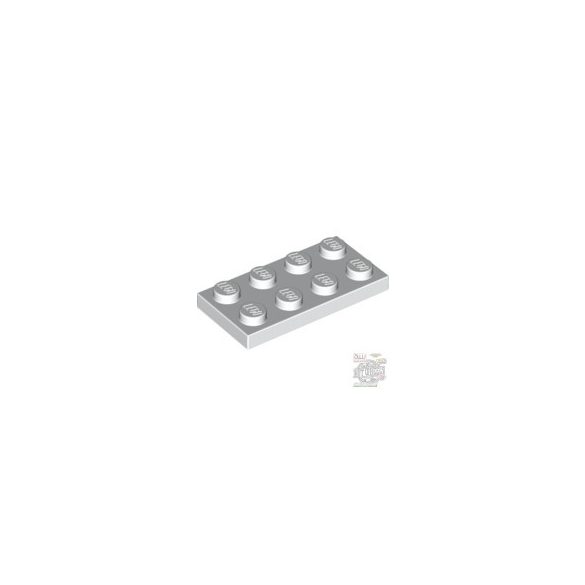 Lego Plate 2x4, White