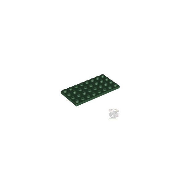 Lego Plate 4X8, Earth Green