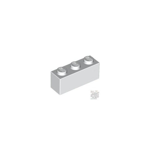 Lego Brick 1X3, White