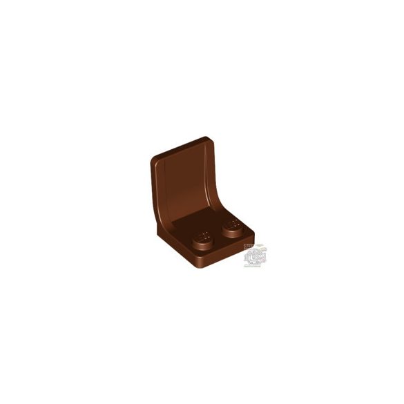 Lego Seat 2X2X2, reddish brown