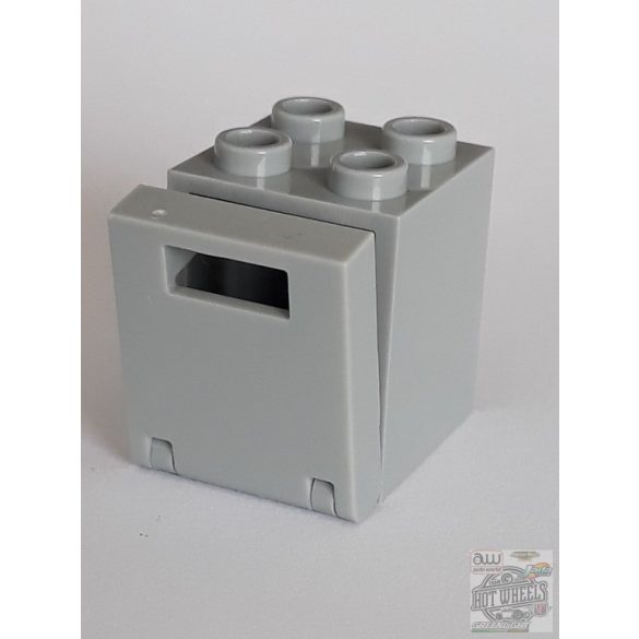 Lego Mailbox, Casing 2X2X2, Light grey