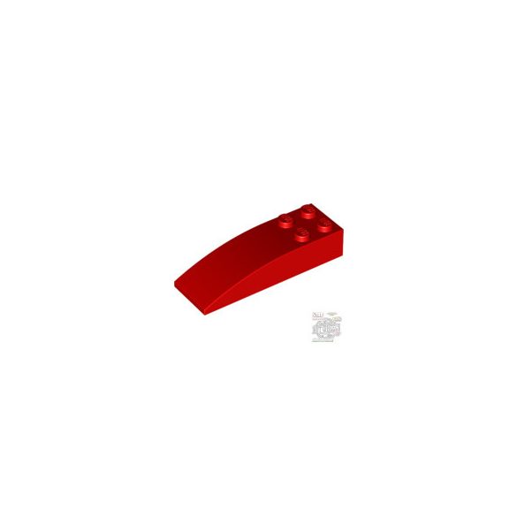 Lego Brick 2 X 6 W. Bow, Bright red