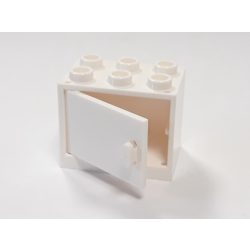 Lego Box / Cupboard 2X3X2, White-White