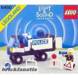 LEGO Legoland 6450 Mobile Police Truck ( Hibás, hiányos )