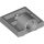 Lego PLATE 2X2 + ONE HULE Ø4,8, Light grey