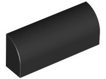 Lego BRICK 1X4X1 1/3, Black