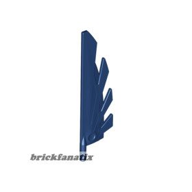 Lego Wing 9L with Stylized Feathers, Dark blue