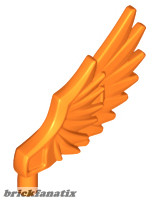 Lego Minifigure Wing Feathered, Orange