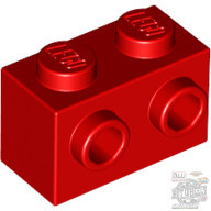 Lego BRICK 1X2 W. 2 KNOBS, Bright red