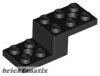 Lego Bracket 5 x 2 x 1 1/3 with 2 Holes, Black