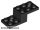 Lego Bracket 5 x 2 x 1 1/3 with 2 Holes, Black