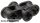 Lego Technic, Axle Connector 2 x 3 Quadruple, Pearl dakr grey