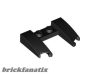 Lego Wedge 3 x 4 x 2/3 Curved with Cutout, Black