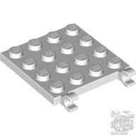 Lego PLATE 4X4 W/VERTICAL, White