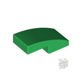 Lego PLATE W. BOW 1X2X2/3, Green