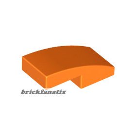 Lego PLATE W. BOW 1X2X2/3, Orange