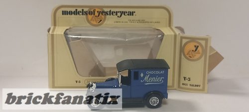 MATCHBOX Models Of Yesteryear 1927 Talbot - Menier Chocolat