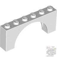 Lego BRICK W. BOW 1X6X2, White