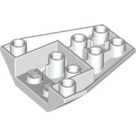Lego Wedge 4 x 4 Triple Inverted with Connections between 4 Studs, White
