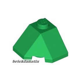 Lego Wedge 2 x 2 (Slope 45 Corner), Green