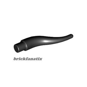 Lego Cattle Horn, Long, Black