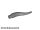 Lego Cattle Horn, Long, Dark bluish gray