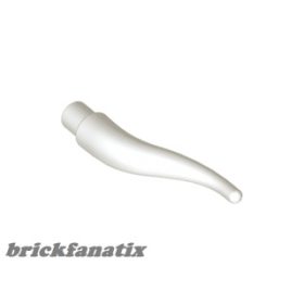 Lego Cattle Horn, Long, White