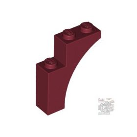 Lego Brick With Bow 1X3X3, Dark red