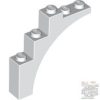 Lego Arch 1 x 5 x 4 - Continuous Bow, White