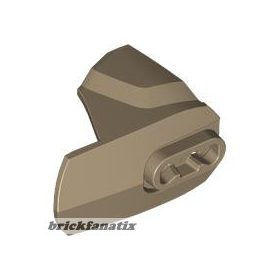   Lego Hero Factory Armor with Ball Joint Socket - Size 4, Dark tan