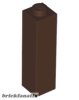 Lego Brick 1 X 1 X 3, Reddish brown