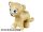 Lego Cat, Mini Doll Style, Large, Baby Cub with Medium Azure Eyes, Dark Pink Nose and White Inner Ears, Eye Patches, Muzzle and Paws Pattern (Friends Lioness)