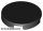 Lego Tile, Round 2 x 2 with Bottom Stud Holder, Black